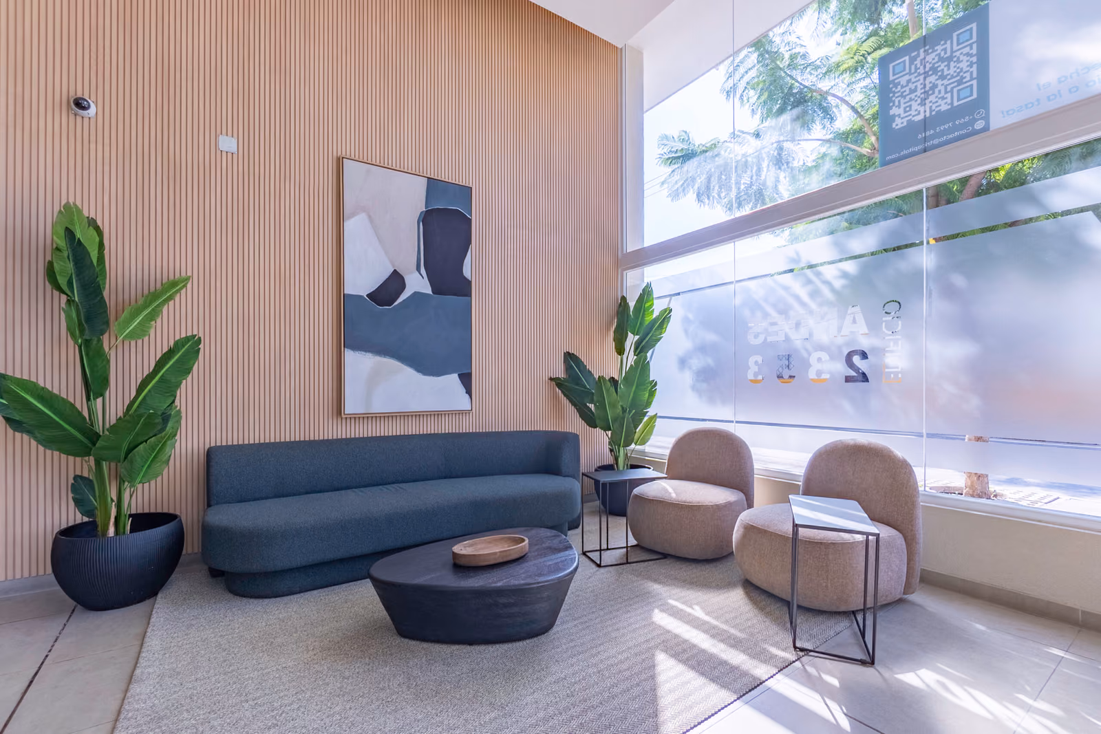 Lounge del edificio Andes